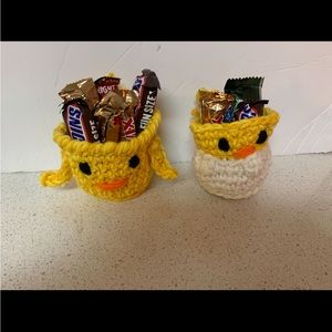 Chick Baby and Hatching Baby Chick Cups New Easter Handmade Crochet